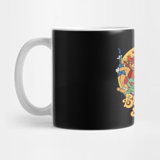 Banana Splits Retro Animals Rockstar Mug